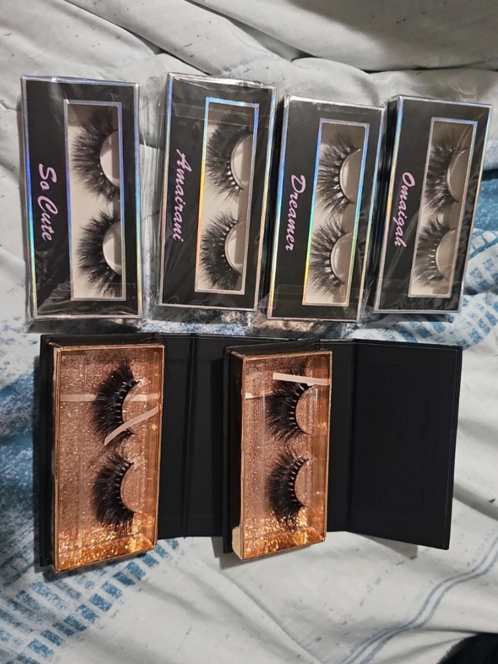 Source Unknown Mixed Styles False Eyelash Set - Black